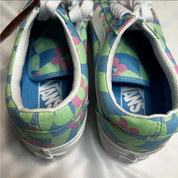 Vans Old Skool Platform Floral Shoes - Picture 7 of 13